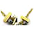 Bracciale charm Louis Vuitton Marrone D'oro Bianco sporco - vista 5