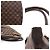 Borsa a Spalla Louis Vuitton Damier Saleya GM Damier ebene - vista 4
