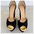 Sandali Two-Faced di Charlotte Olympia Nero D'oro - vista 5