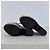 Sandali con zeppa Saint Laurent Suede Nero e Glitter Multicolore - vista 6