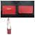 Borsa a spalla in pelle rossa Christian Dior Rosso - vista 5