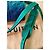 Louis Vuitton Keepall XS in pelle di struzzo verde blu scuro - vista 6