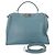 Fendi Peekaboo Große Tote-Tasche Blau