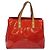 LOUIS VUITTON Monogram Vernis Reade PM Borsa a Mano Rossa M91088 LV Auth 120043 Rosso - vista 13