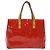LOUIS VUITTON Monogram Vernis Reade PM Borsa a Mano Rossa M91088 LV Auth 120043 Rosso - vista 2