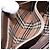 Borsa a mano BURBERRY in pelle marrone scuro con oro Auth BA1359 D'oro - vista 12