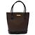 Borsa a mano BURBERRY in pelle marrone scuro con oro Auth BA1359 D'oro - vista 13