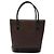 Borsa a mano BURBERRY in pelle marrone scuro con oro Auth BA1359 D'oro - vista 2