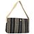 Bolso de Hombro Burberry de Lona Azul Marino Plata Auténtico ti2969