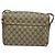 Bolso Gucci GG Supreme Web Sherry Line PVC Beige Oro 904 02 084 Auth BA1032 Dorado - vista 2