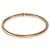 Pulsera flexible Primavera de oro rosa de 3,5 mm de Roberto Coin - vista 2
