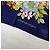 Emanuel Ungaro Foulard Ungaro in seta con farfalle vintage anni '80 Blu Multicolore - vista 3