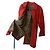 Abrigo Burberry Rojo de Tela Roja - vista 2