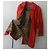 Abrigo Burberry Rojo de Tela Roja - vista 3