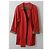 Abrigo Burberry Rojo de Tela Roja - vista 4