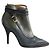Moschino Botas de cuero caqui