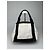 Vintage Balenciaga Logo Tasche Weiß Schwarz - Ansicht 2