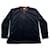Vintage Courreges Samt Pullover schwarz braun  - Ansicht 1