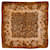 Timeless Sciarpa stampata Chanel in seta marrone Rosso