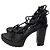 Sandali Vero Platform Michael Kors in pelle nera - vista 4