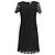 Hugo Boss Boss Hug Boss Spitzenkleid aus schwarzem Polyester