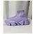 Baskets Balenciaga Speed 2.0 en polyester violet - vue 15