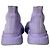 Baskets Balenciaga Speed 2.0 en polyester violet - vue 3