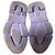 Baskets Balenciaga Speed 2.0 en polyester violet - vue 5