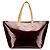 Borsa Louis Vuitton Monogram Vernis Bellevue GM Marrone Bordò