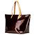 Borsa Louis Vuitton Monogram Vernis Bellevue GM Marrone Bordò - vista 2
