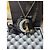 Chanel Raro CC 08P CoCo na Lua GHW Colar Logo de Cristal Caixa etiqueta Dourado - vista 2