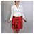 Rotes Sommerkleid mit Blumen Anna Molinari Blumarine - Ansicht 7