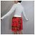 Rotes Sommerkleid mit Blumen Anna Molinari Blumarine - Ansicht 8