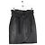 Bash Mini falda de cuero negra