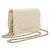 Wallet On Chain Cartera Chanel En Cadena Blanco - vista 2