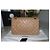 Borsa Chanel Timeless Classica – Pelle di Agnello Beige – Catena Dorata Cognac Gold hardware - vista 4