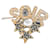 Yves Saint Laurent - broche 'Noche' Gold hardware  - vista 1