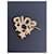 Yves Saint Laurent - broche 'Noche' Gold hardware  - vista 4