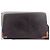 Hermès Paris - pochette in suede vintage Nero Marrone scuro - vista 3