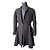 Thierry Mugler - hermoso abrigo de lana ajustado Gris