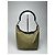 Bamboo Vintage Gucci Polyester-Leder Tasche mit Bambusgriff Khaki