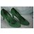 Casadei High Heels Grün Hirschleder - Ansicht 5
