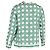 Autre Marque Camicia a motivo geometrico Casablanca in seta verde Multicolore - vista 3