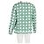 Autre Marque Camicia a motivo geometrico Casablanca in seta verde Multicolore - vista 6