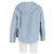 Proenza Schouler Hoodie aus blauer Wolle Hellblau - Ansicht 6