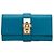 Clutch Medor 23 in Tadelakt Blu Hermès