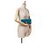 Clutch Medor 23 in Tadelakt Blu Hermès - vista 10