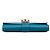 Clutch Medor 23 in Tadelakt Blu Hermès - vista 3