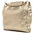 Chanel Gold Perforiertes, rissiges Metallic-Kalbsleder Drill Tote Golden - Ansicht 2