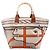 Hermès Marrón Toile H Plume Quadrige al Hilo Steeple 31 Castaño Beige